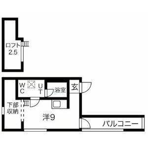 名古屋市南区駈上のアパートの間取り