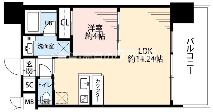 プレジオ大正の間取り