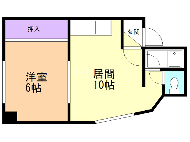 トミイビルＮｏ．７７の間取り