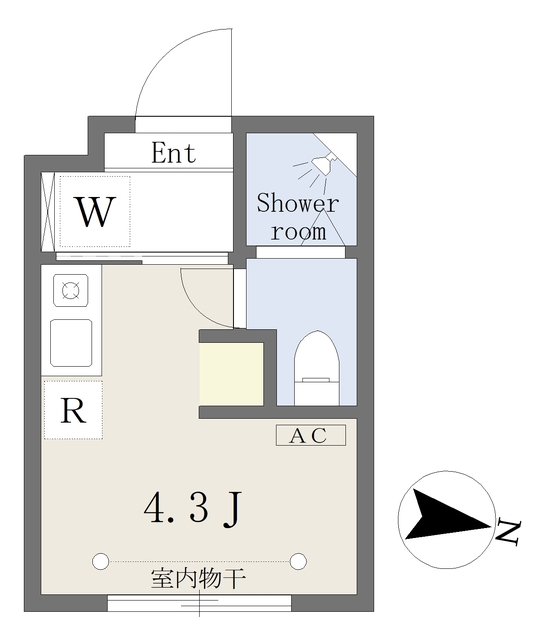 新宿区下落合のマンションの間取り