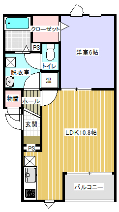 プラナスたいきIIの間取り