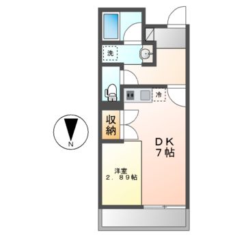 ＡＸＩＡ八熊（アクシア八熊）の間取り