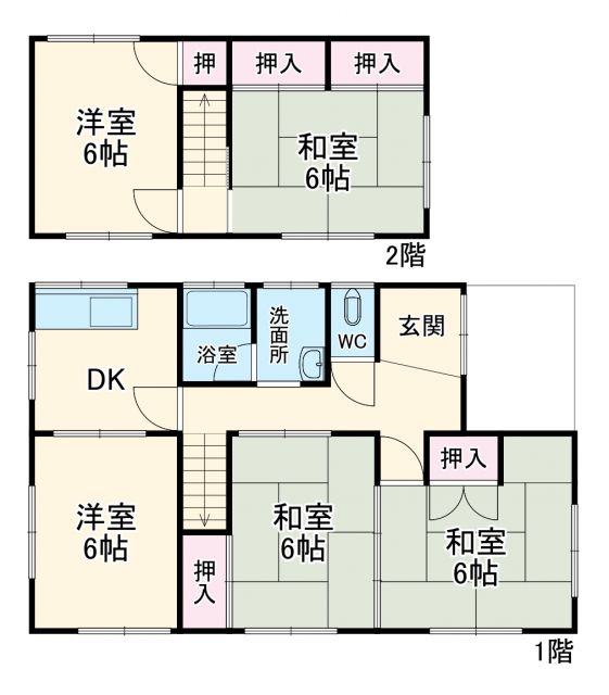 今本町７丁目戸建の間取り