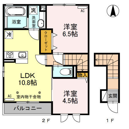 コンフォール　Eの間取り