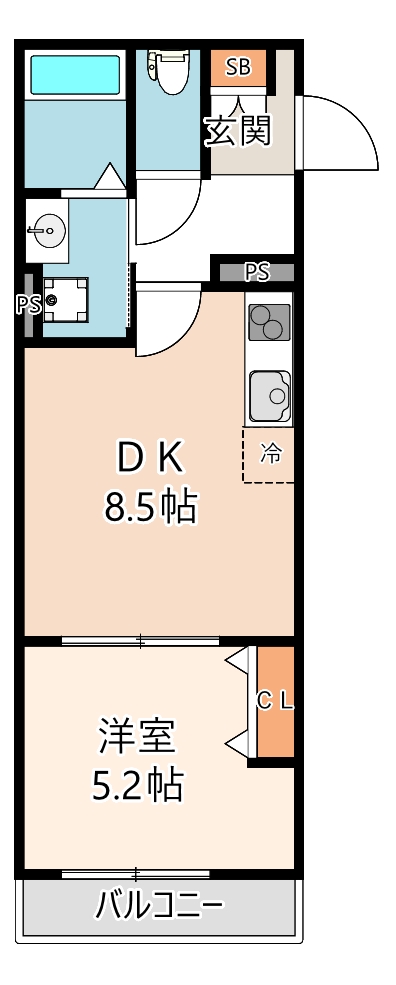 アート北巽の間取り