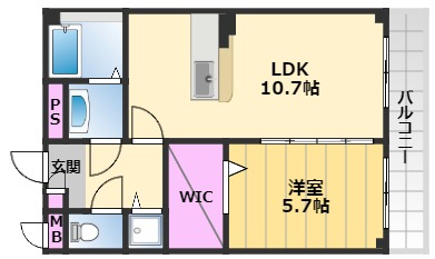 ラティア土井の間取り