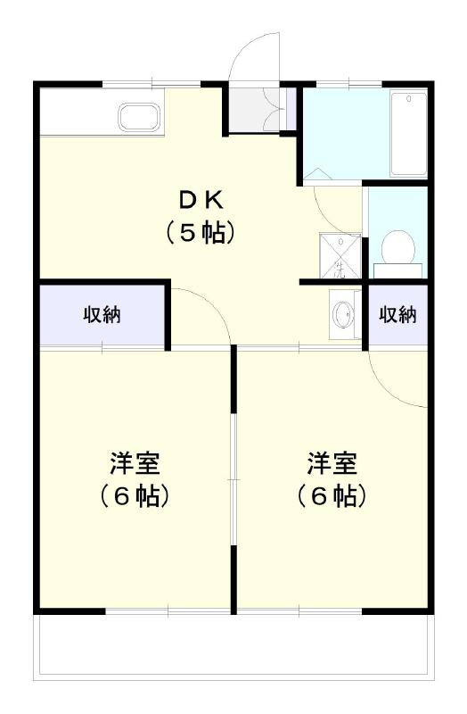 シティハイム大畑の間取り