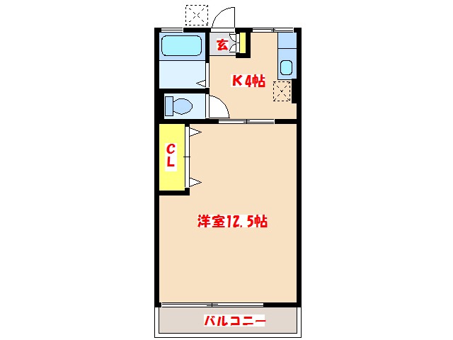 青野ハイツ　IIの間取り