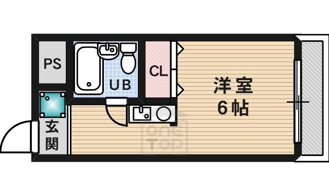 茨木市総持寺のマンションの間取り