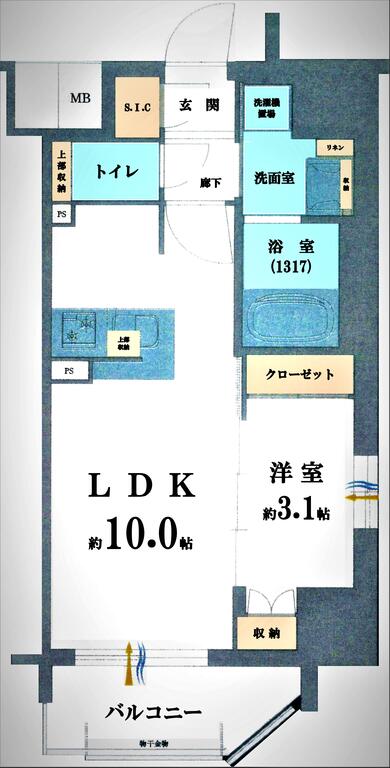 プレサンスロジェ名古屋駅ＧＡＴＥ　ＦＲＯＮＴの間取り