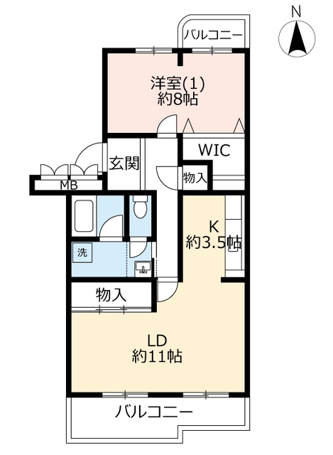 ＵＲ霧が丘グリーンタウンの間取り