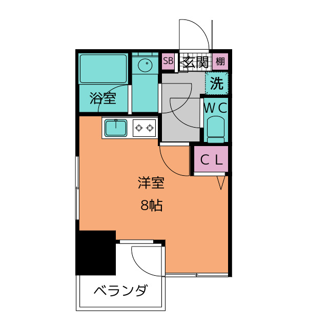 エスティメゾン東別院の間取り