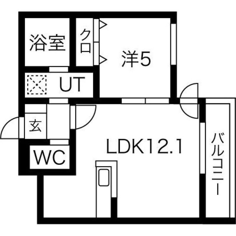 バーニーズ　ヴィスタの間取り