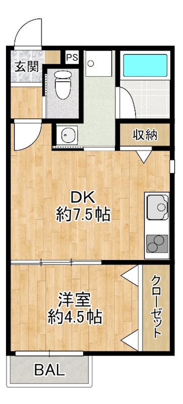 仮称）守山市二町町新築ＡＰの間取り