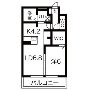 HOURAIマンションの間取り