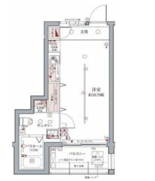 ラグディア高輪の間取り