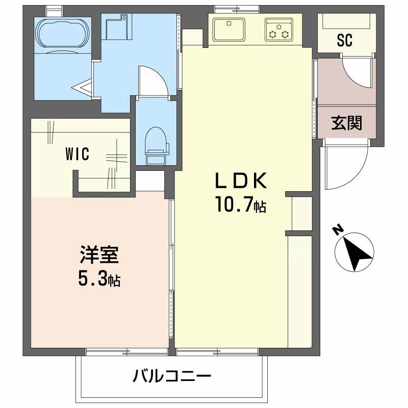 フィレンチェ 1番館の間取り