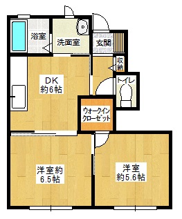 シャーメゾン四箇の間取り