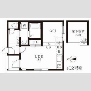 【ケーアンドケーの間取り】