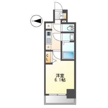 ディアレイシャス浅間町ステーションフロントの間取り