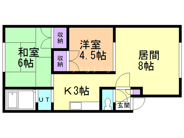 コーポラスいずみの間取り