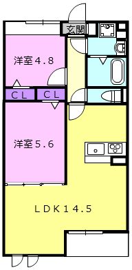 カシータ・ソルの間取り