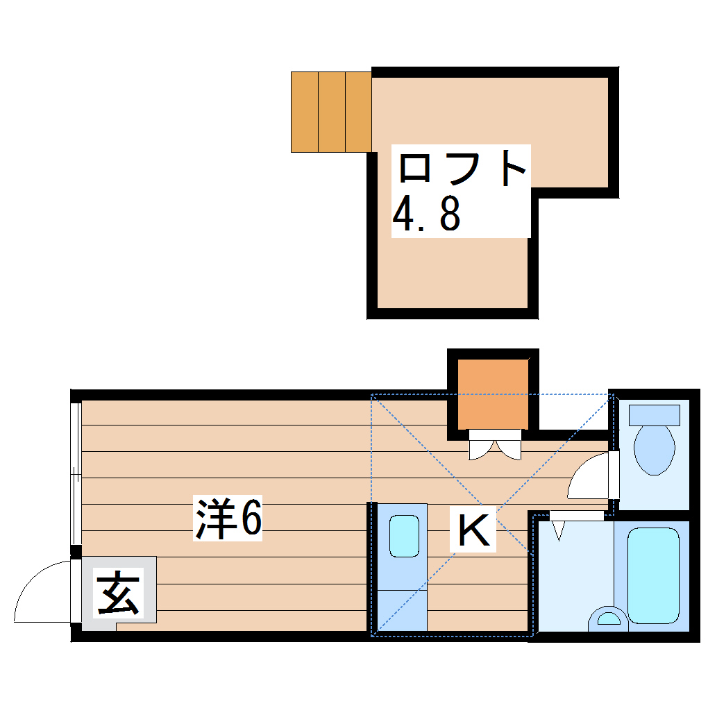 アレーズの間取り