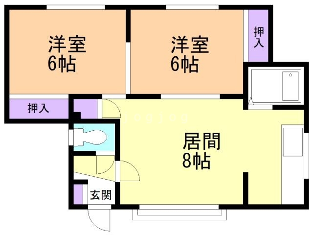 マンション児玉の間取り