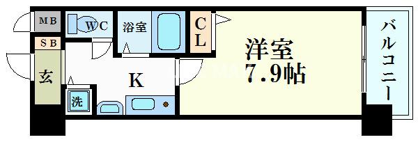 プレサンス京大南の間取り