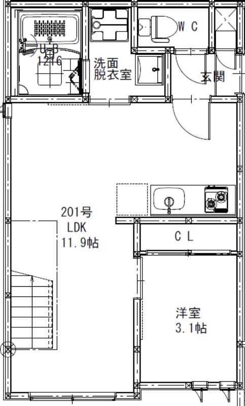 GRANDTIC花園Aの間取り