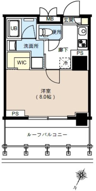 TATSUMIスカイガーデンテラスの間取り