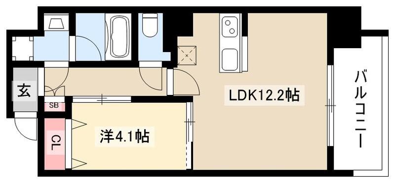 ルーエ池下の間取り