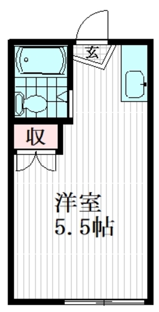 【ハイツたから北沢の間取り】