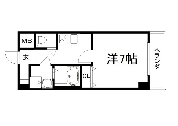 サンカノン御所室町の間取り
