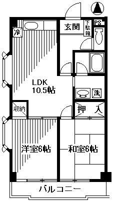 プラザドエルの間取り