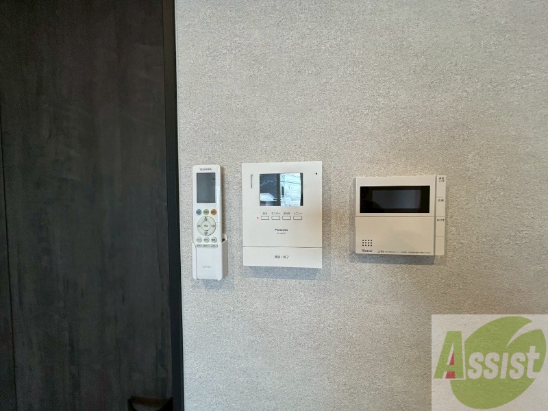 セキュリティ　来客時にはこちらのチャイムが鳴りますよ。