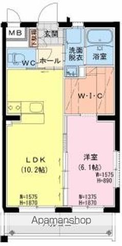 ハイド パークの間取り写真
