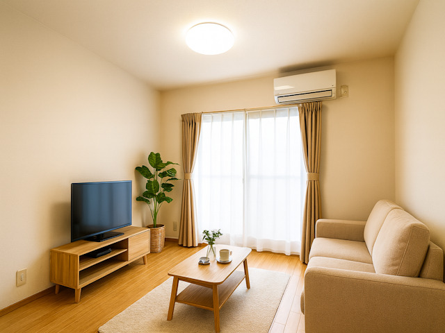 居室・リビング　CGで家具等を配置したもので家具等は含まれません。