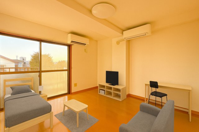 居室・リビング　家具配置イメージ画像です。