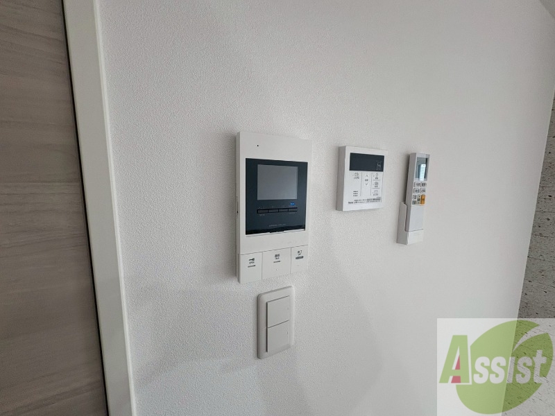 セキュリティ　モニタ付インターホンでセキュリティ面も安心です。