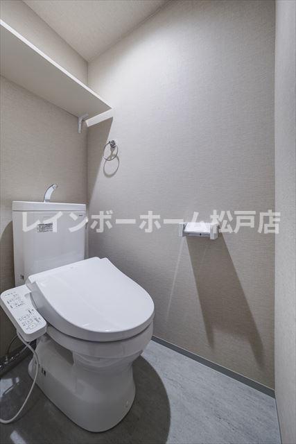 トイレ　ゆったりとした空間のトイレです