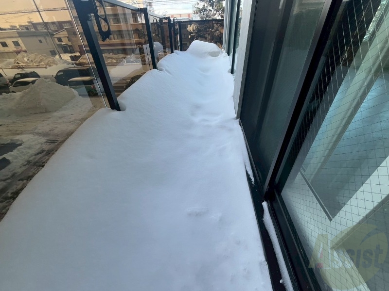 バルコニー　バルコニーです。洗濯物を干したり一息ついたりできますね！