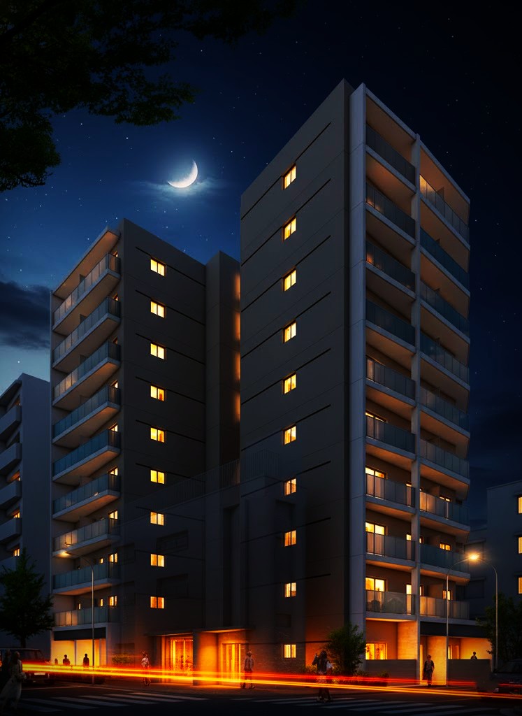 建物外観　外観パース