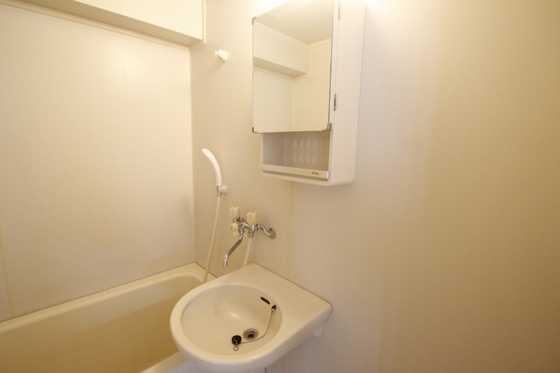 洗面設備　他号室の写真です。