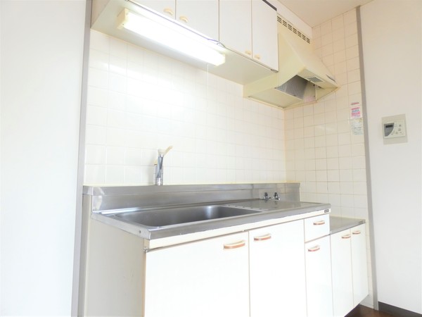 キッチン　ガスコンロ設置可能