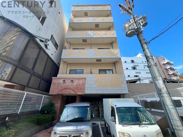 建物外観　オートロック付きで外部からの出入りがなく安心です