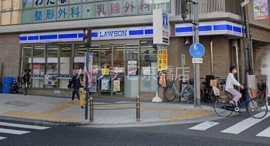 コンビニ　ローソン城東今福西一丁目店（コンビニ）まで195m