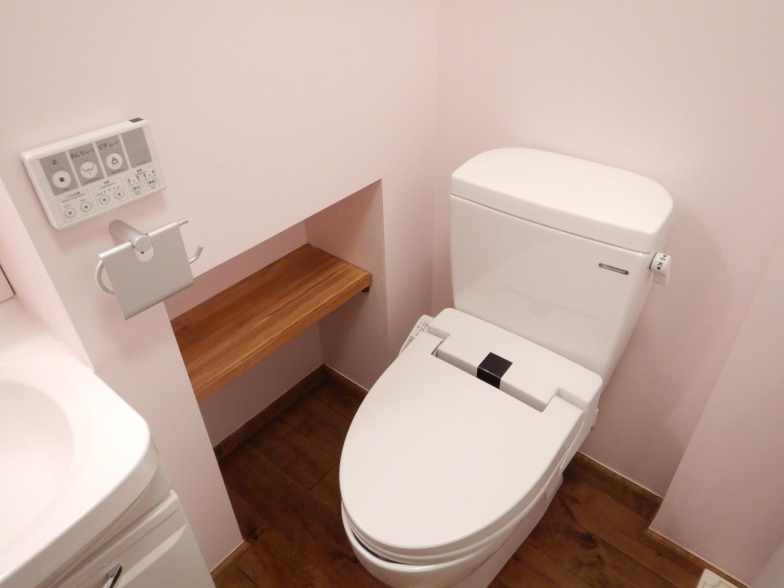 トイレ　ウォシュレット付きのトイレです