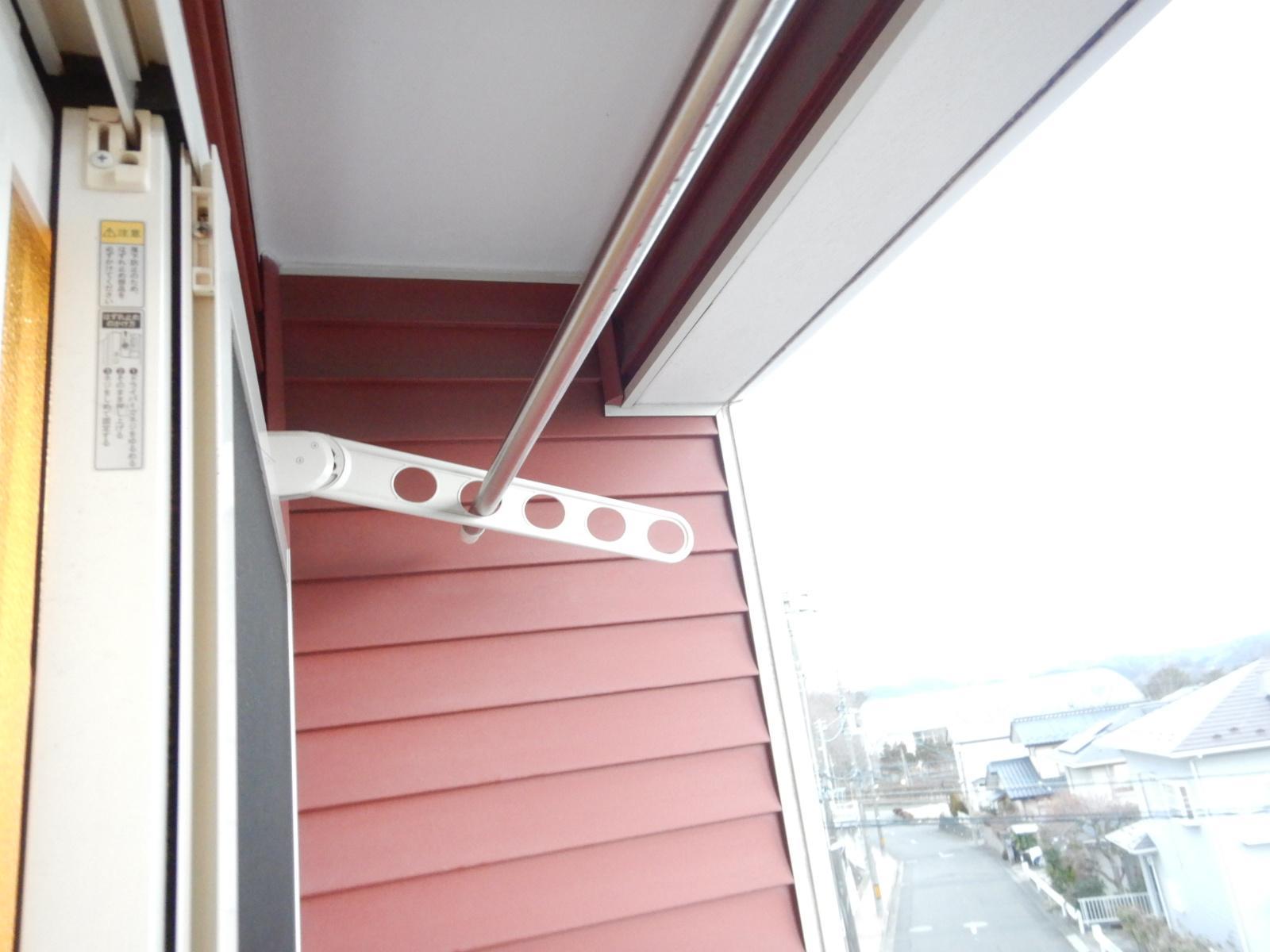 バルコニー　北東向きのバルコニーです