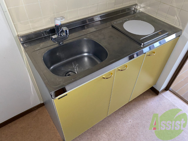 キッチン　シンプルなキッチンで使いやすそうですね。